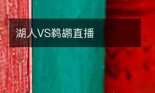 湖人VS鹈鹕直播